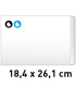 Sobres bolsa 1/2 folio (18,4x26,1) a 2 colores