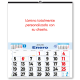 Calendario de Pared Mensual 43.5 cm