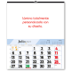 Calendario de Pared Mensual 43.5 cm