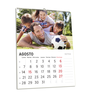 Calendarios de 13 láminas A3 con colgador