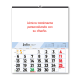 Calendarios de pared mensual con la imagen de su empresa