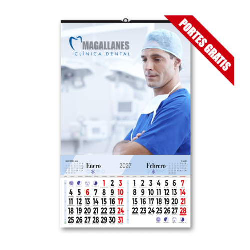 Calendarios de pared personalizables para empresas