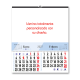 Calendario de pared bimensual, tamaño 33.5 x 30cm