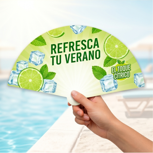 Abanicos de papel personalizados idóneos para regalar
