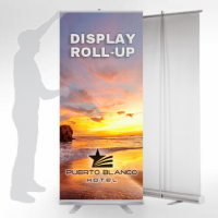 Display Roll-Up Metálico Varios Tamaños