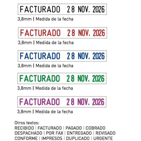 Cobrado - Sello Formulario