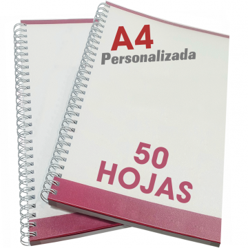 Libretas A4 de 50 hojas