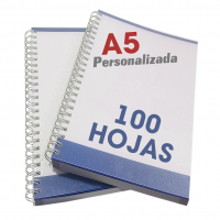 Libretas A5 de 100 hojas