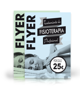 Flyers 1 color Papel Colores o Blanco