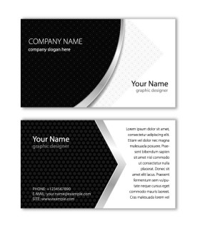 Tarjetas en blanco y negro