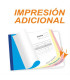 Impresiónes adicionales en producto