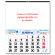 Calendario de Pared  Mensual 33,5 cm.