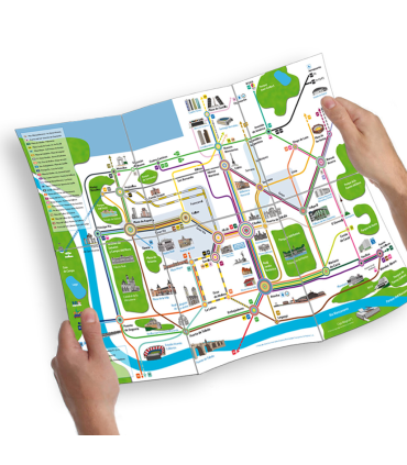 Mapas Turísticos Hoteles 48x33cm