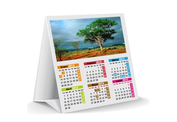 calendarios de sobremesa 15x15 cm